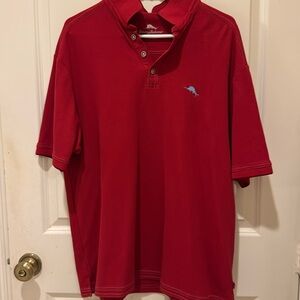 Tommy Bahama polo Red XL.